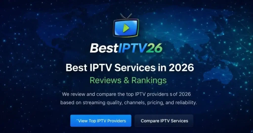 Top IPTV providers in 2026 compared by features, pricing, and quality